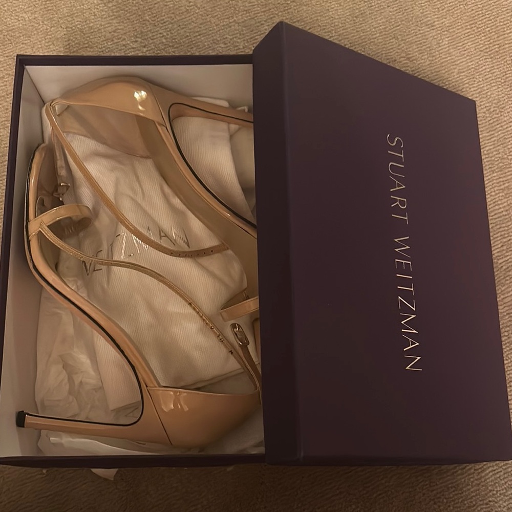 Stuart Weitzman Open Toe Heel